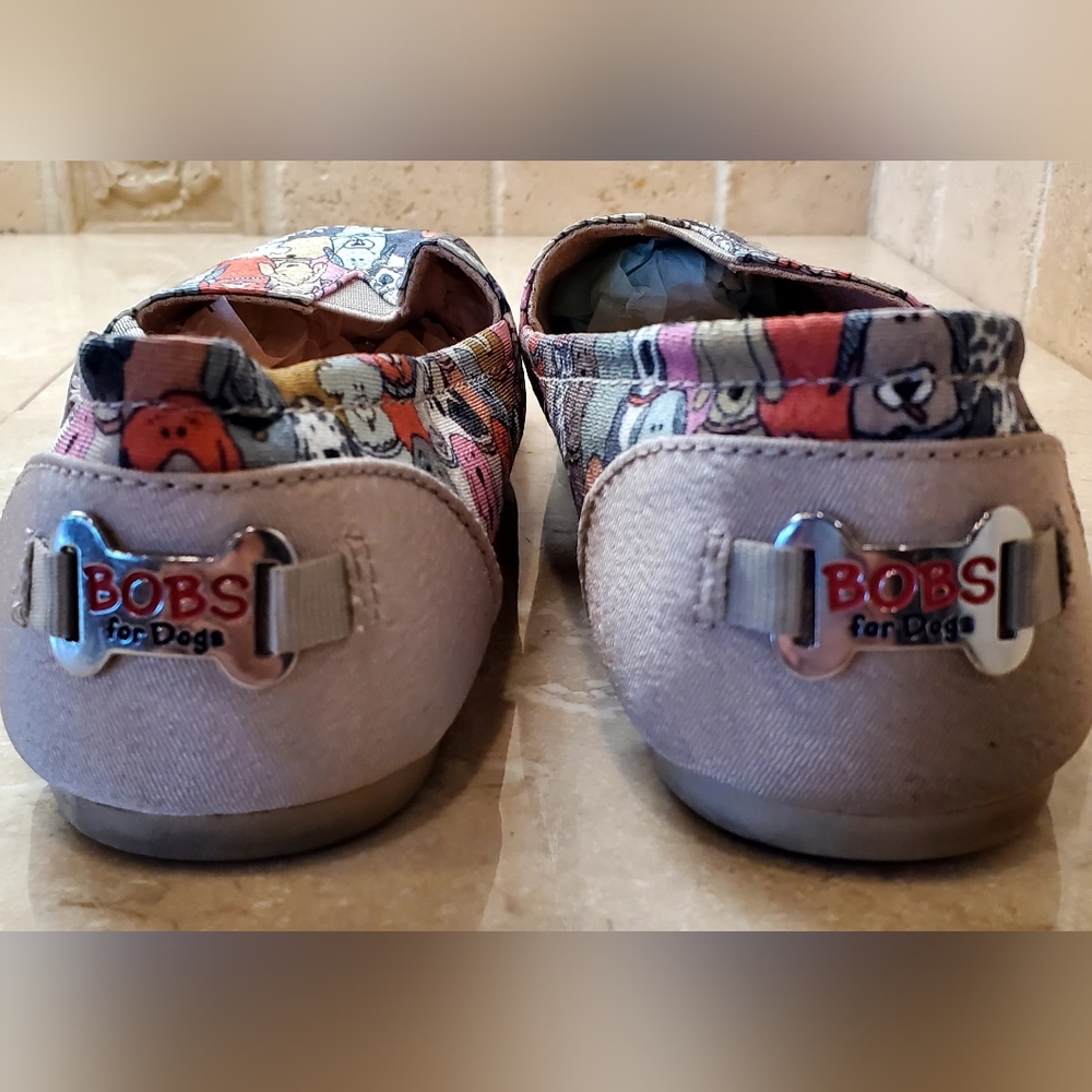 Skechers BOBS Plush Dog Wag Party Slip-on Flats Size 8 - Picture 6 of 10